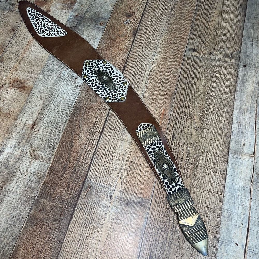ADoppia Vita Leopard Print Belt boho chic